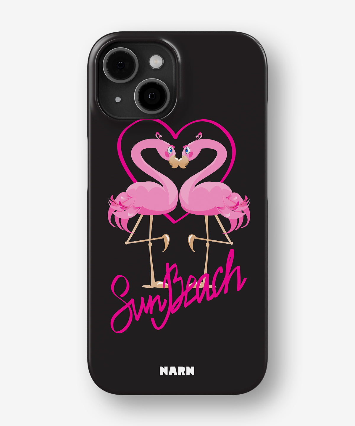 iPhone 12 Pro Max Slim Case - Beach Flamingo - View 1