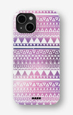 iPhone 12 Pro Max Slim Case - Purple Aztec - View 1