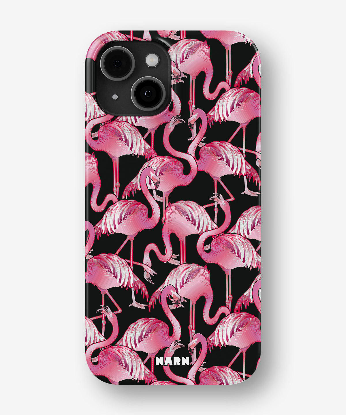 iPhone 12 Pro Max Slim Case - Flamingos - View 1