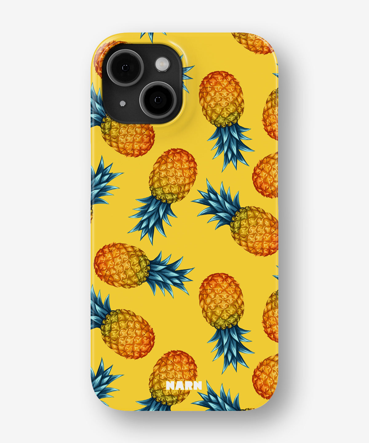 iPhone 12 Pro Max Slim Case - Sunny Pineapple - View 1