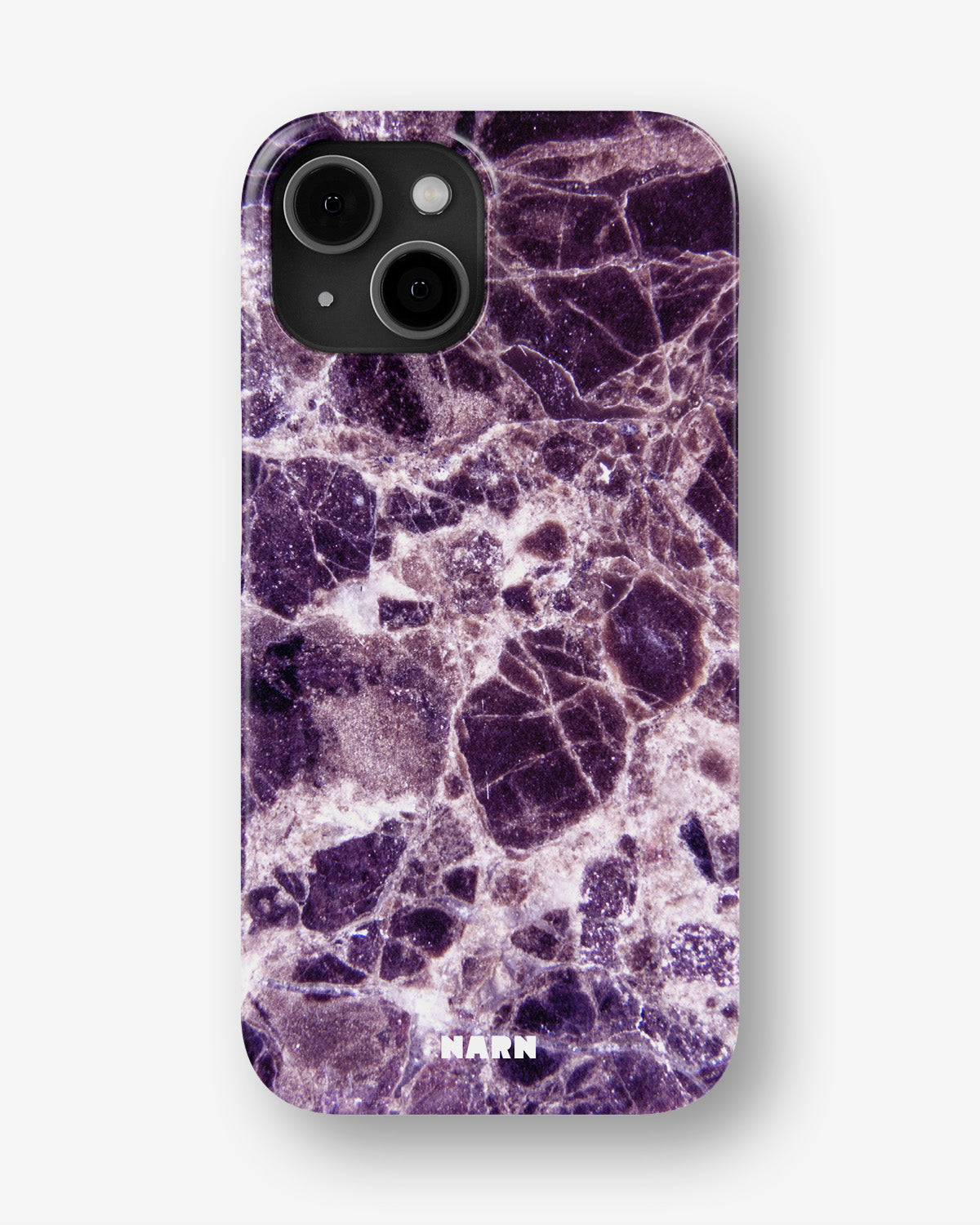 iPhone 12 Pro Max Slim Case - Purple Marble - View 1