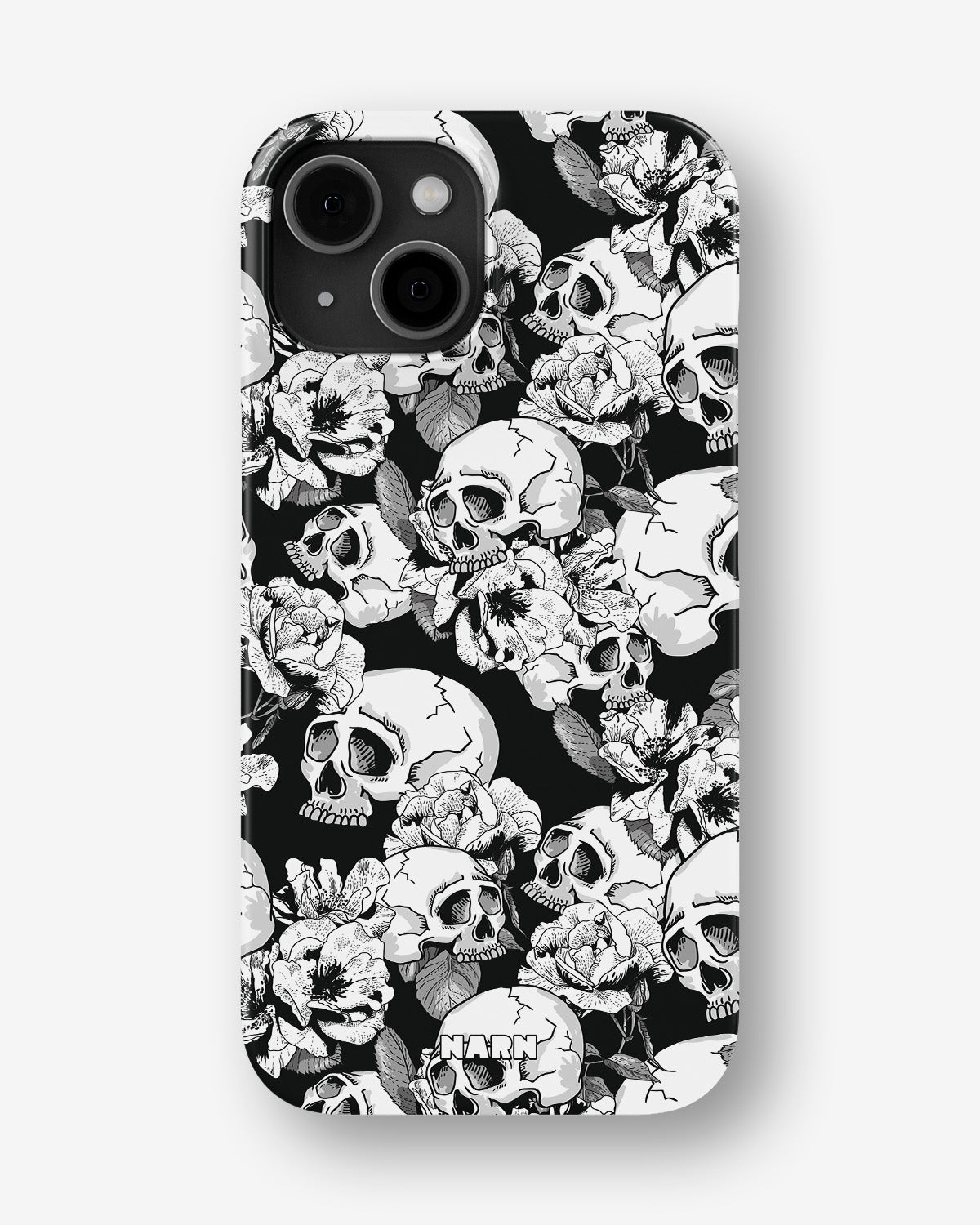 iPhone 12 Pro Max Slim Case - Skull Garden - View 1