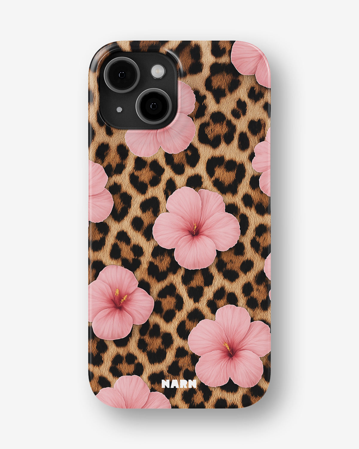 iPhone 12 Pro Max Slim Case - Leopard Flower - View 1