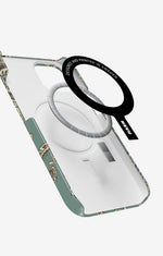 iPhone 12 Pro Max Slim Case - Paisley Green - View 2