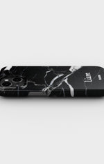 iPhone 12 Pro Max Slim Case - Custom - Black Marble - View 3