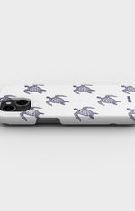 iPhone 12 Pro Max Slim Case - Blue Turtles - View 3