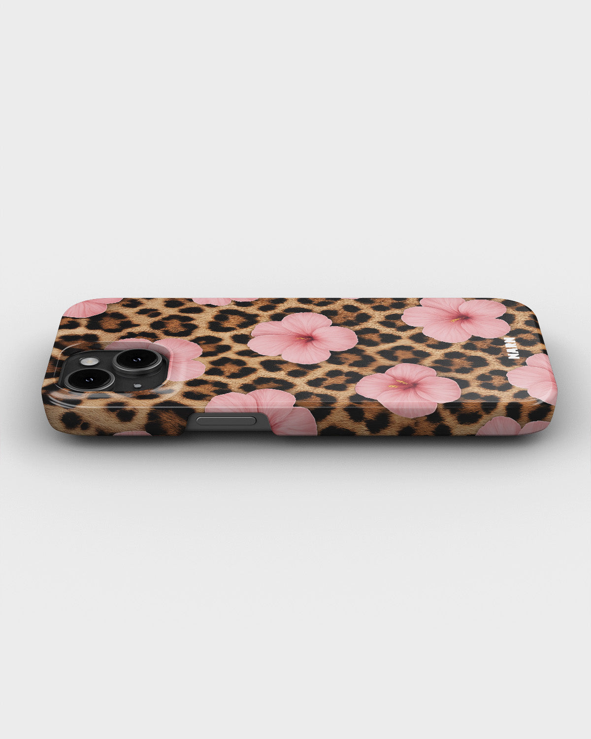 iPhone 12 Pro Max Slim Case - Leopard Flower - View 3