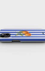 iPhone 12 Pro Max Slim Case - Orange Stripes - View 3