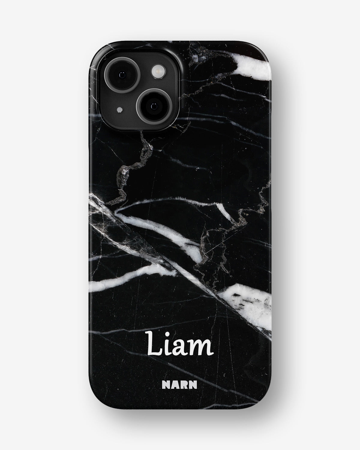 iPhone 14 Plus Slim Case - Custom - Black Marble - View 1