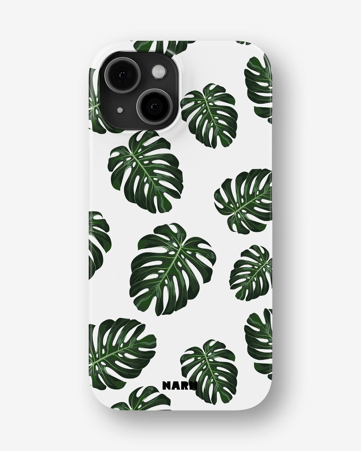 iPhone 14 Plus Slim Case - Monstera Pattern - View 1