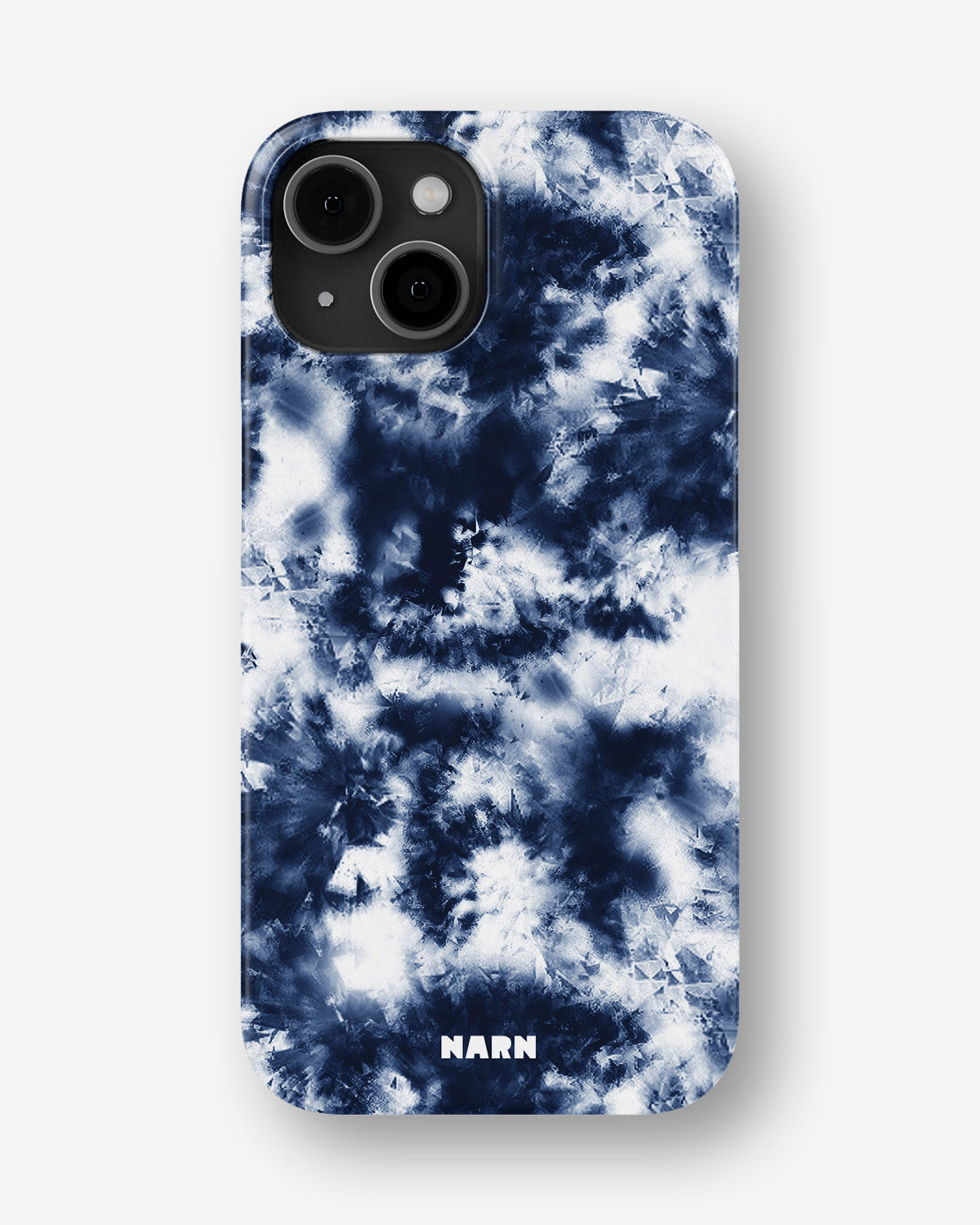 iPhone 14 Plus Slim Case - Tie Dye Blue - View 1
