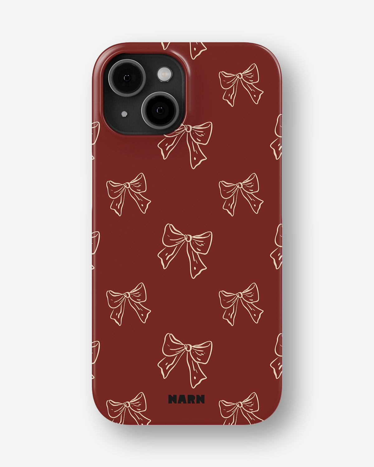 iPhone 14 Plus Slim Case - Cherry Bows - View 1