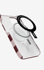 iPhone 14 Plus Slim Case - Cranberry Stripe - View 2