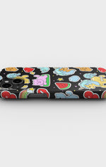 iPhone 14 Plus Slim Case - Cute Stickers - View 3