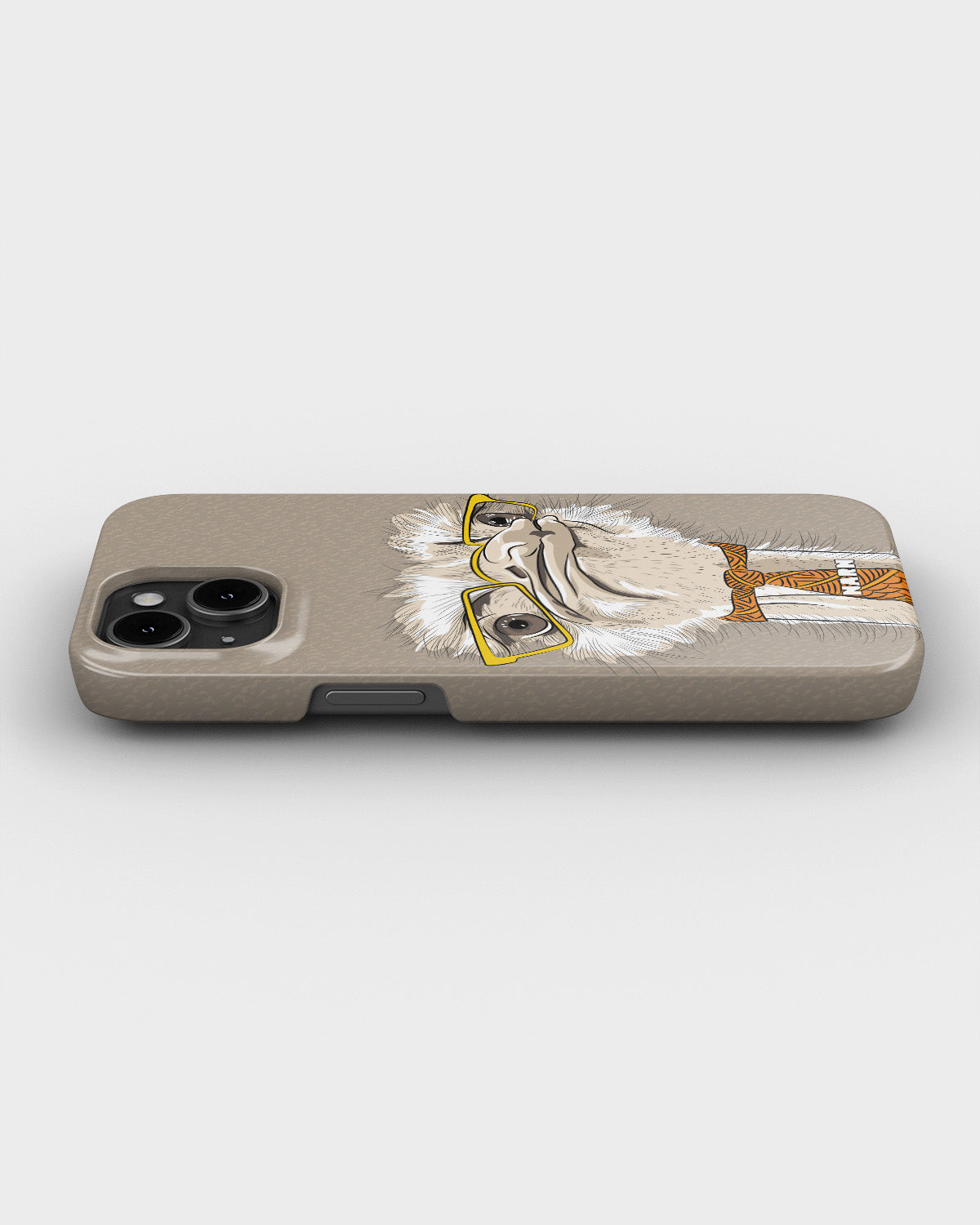 iPhone 14 Plus Slim Case - Hipster Ostrich - View 3
