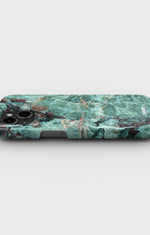 iPhone 14 Plus Slim Case - Green Marble - View 3
