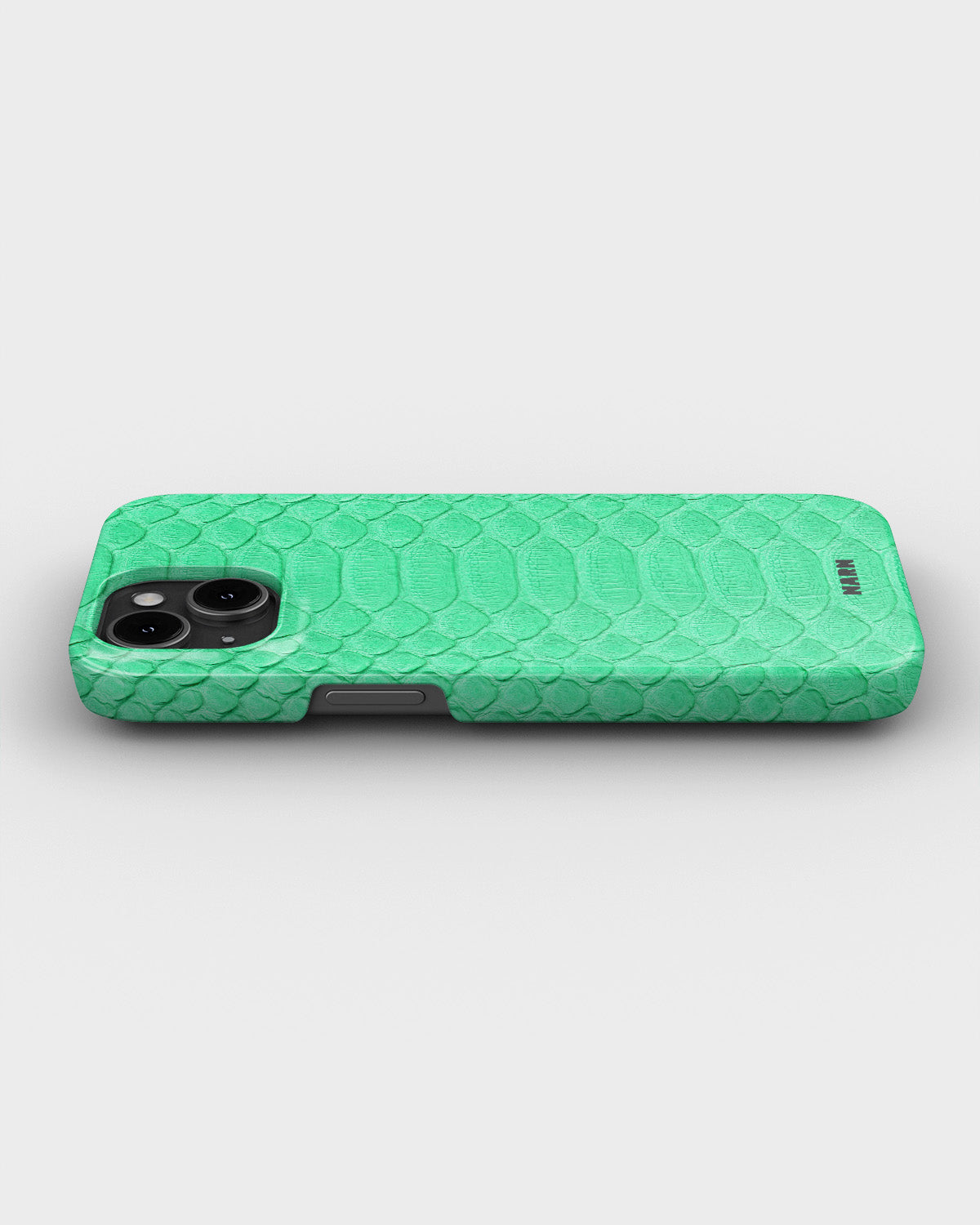 iPhone 14 Plus Slim Case - Turquoise Snake - View 3