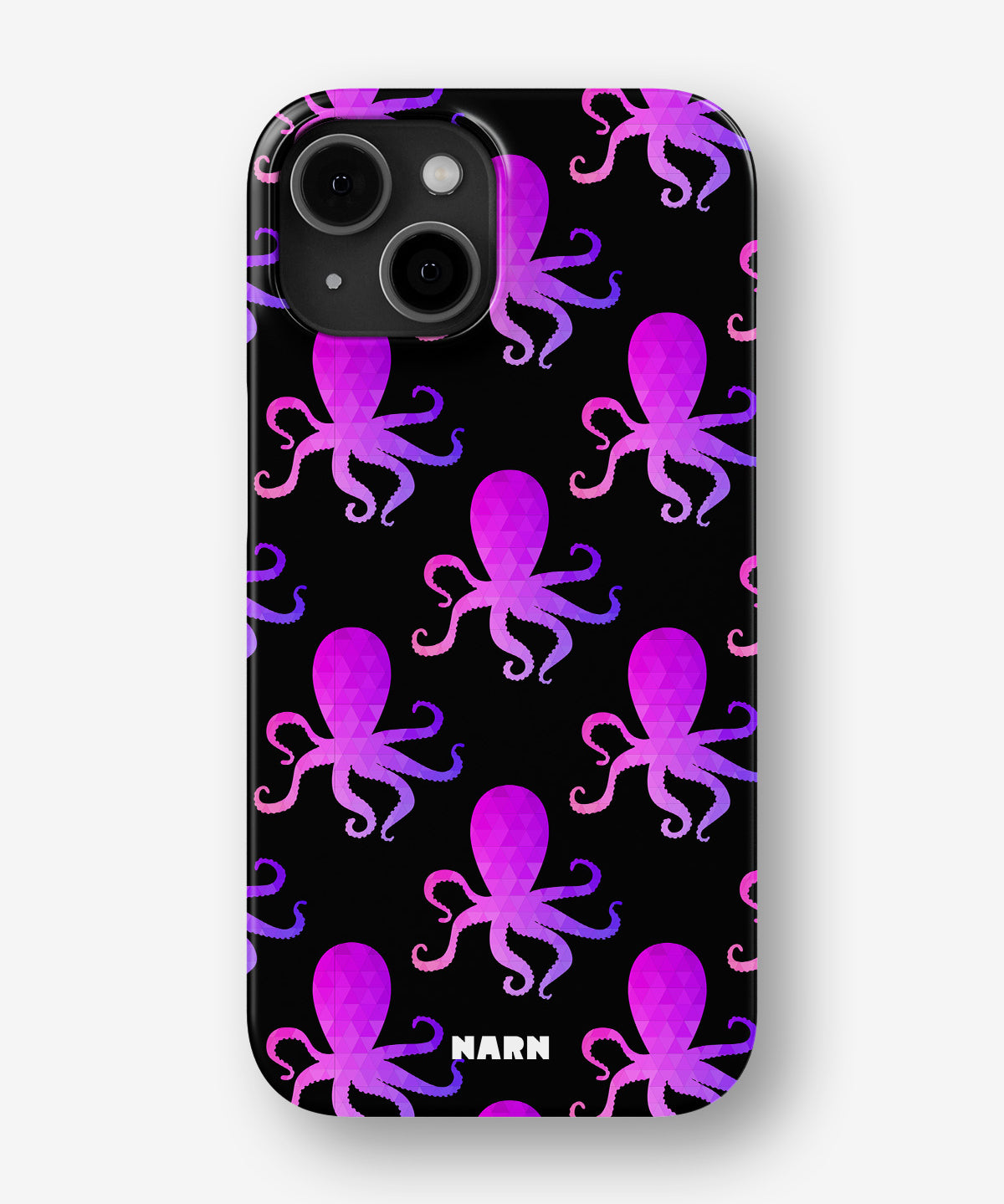 iPhone 15 Plus Slim Case - Octopus Pattern - View 1