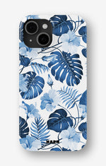 iPhone 15 Plus Slim Case - Blue Tropics - View 1