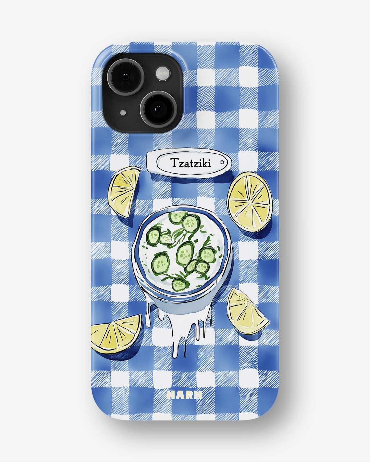 iPhone 15 Plus Slim Case - Tzatziki Time - View 1