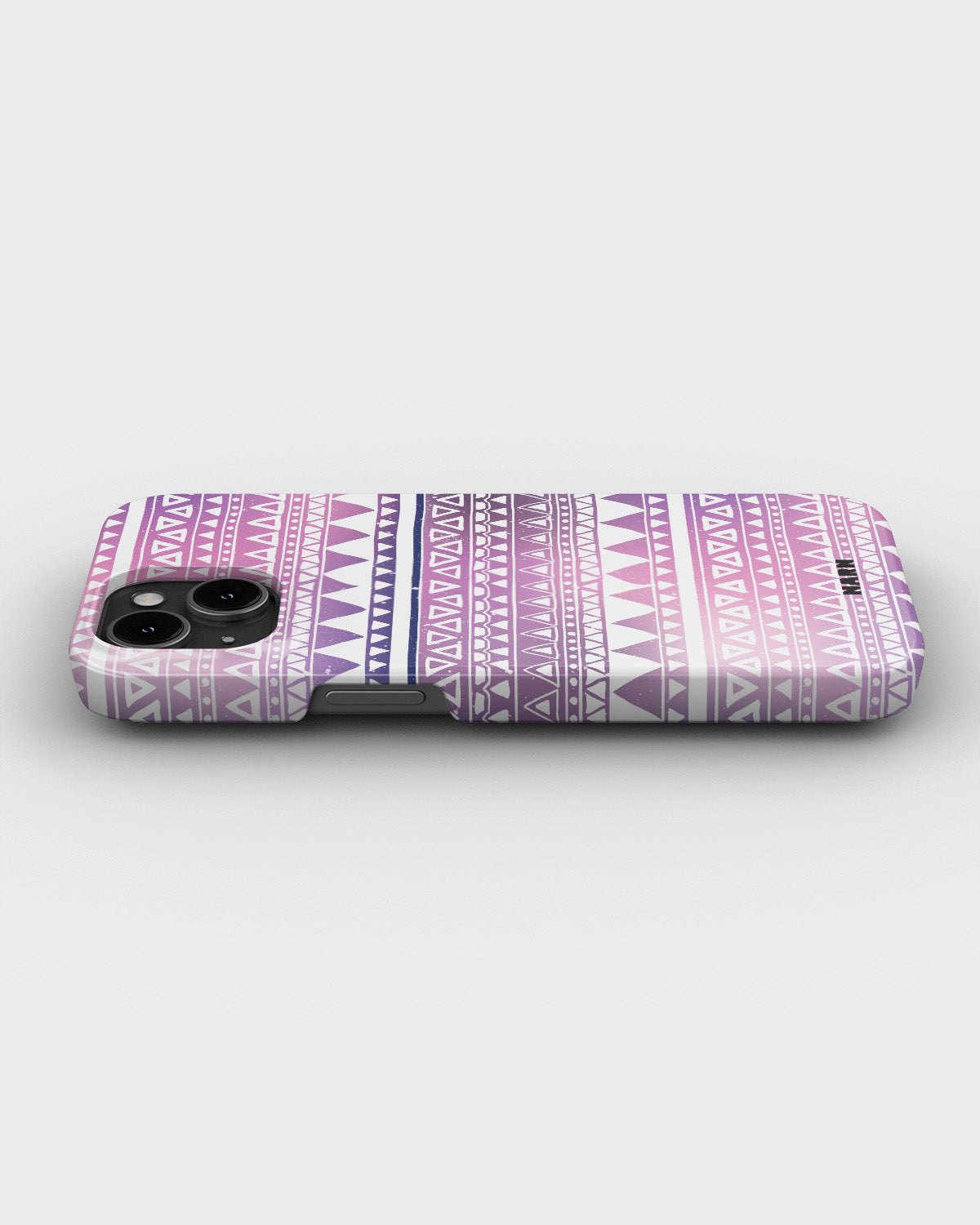 iPhone 15 Plus Slim Case - Purple Aztec - View 3