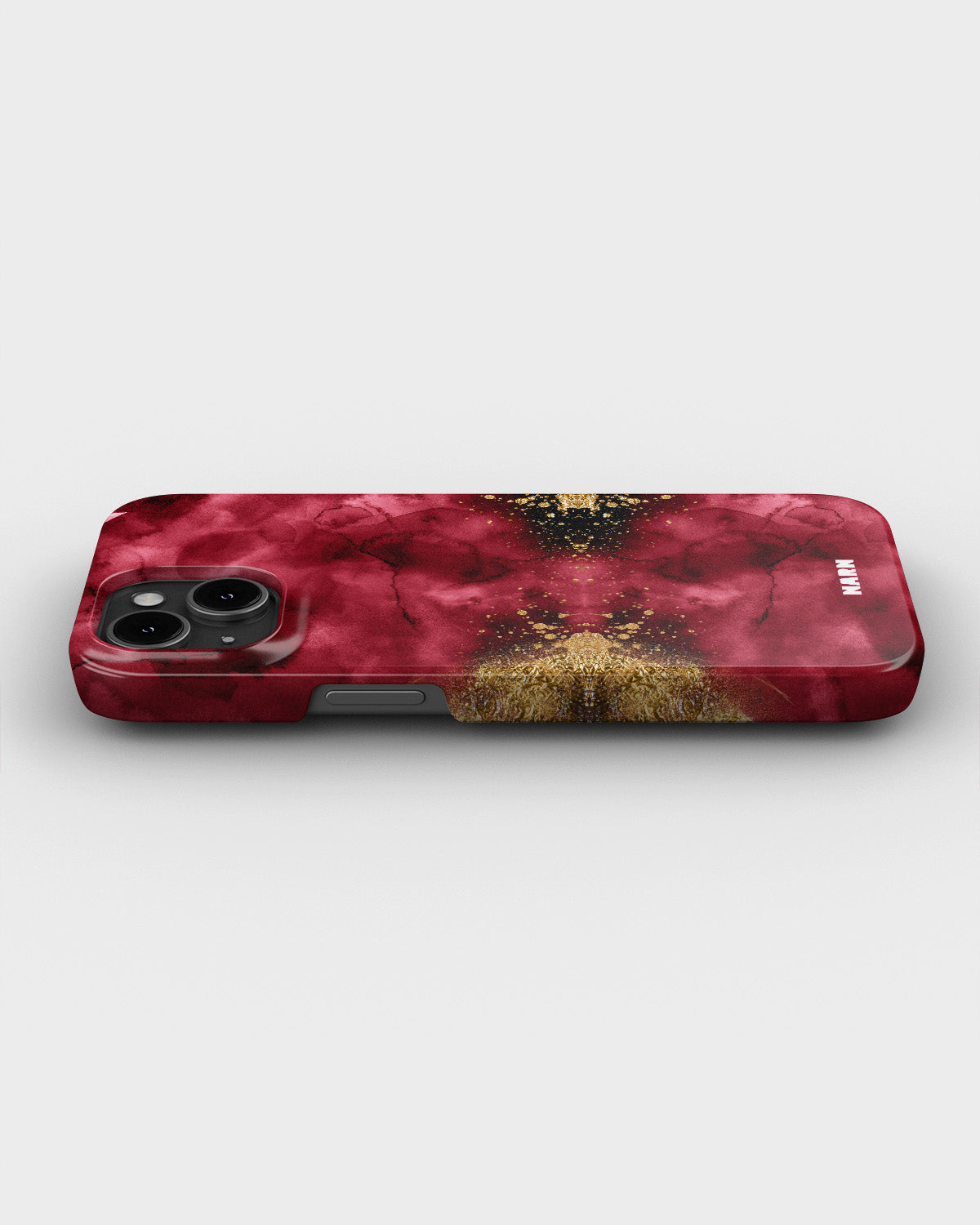 iPhone 15 Plus Slim Case - Burgendy Shimmer - View 3