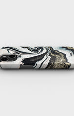 iPhone 15 Plus Slim Case - Golden Swirl - View 3