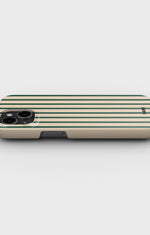 iPhone 15 Plus Slim Case - Evergreen Stripe - View 3