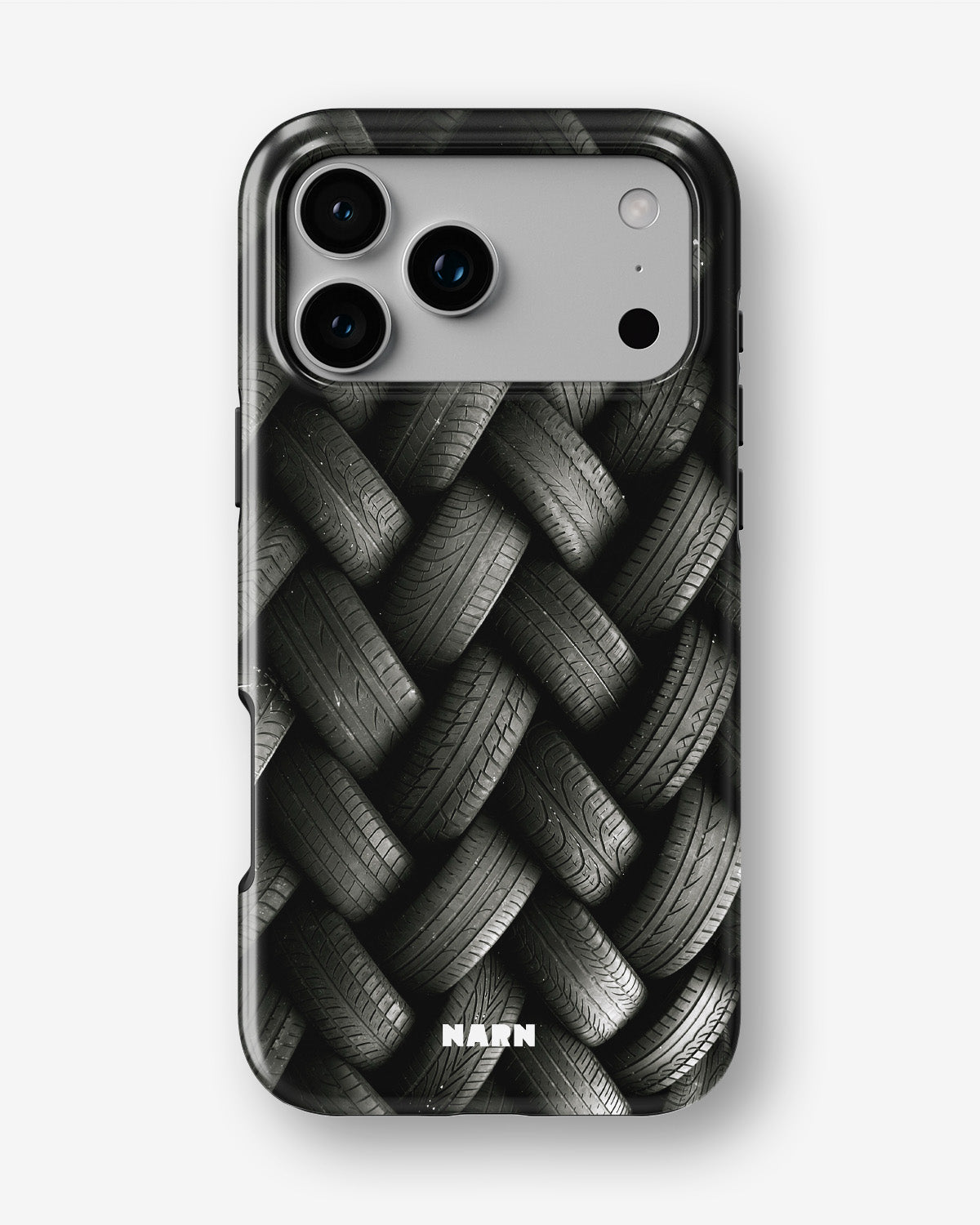 iPhone 18 Pro Max Tough Case – Tires Wall - View 1