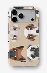 iPhone 18 Pro Max Tough Case – Cute Dogs - View 1