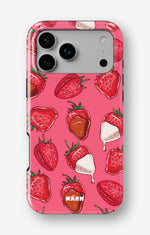 iPhone 18 Pro Max Tough Case – Strawberry Chocolate - View 1