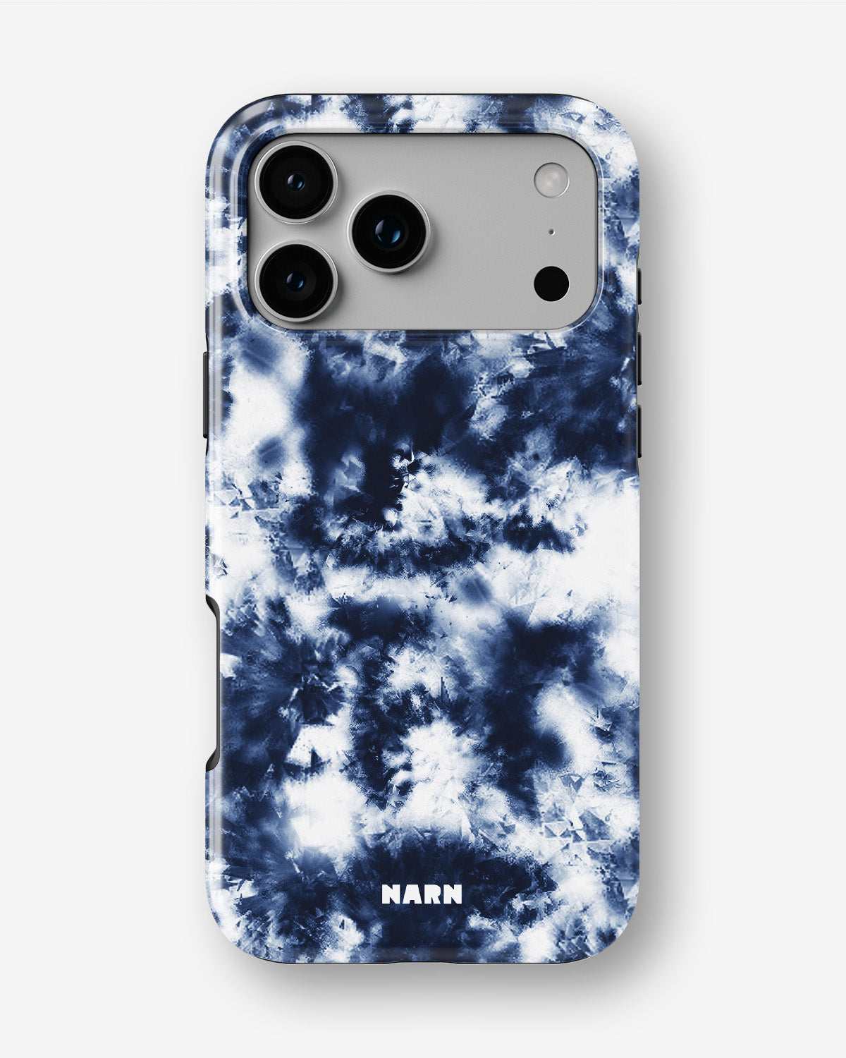 iPhone 18 Pro Max Tough Case – Tie Dye Blue - View 1