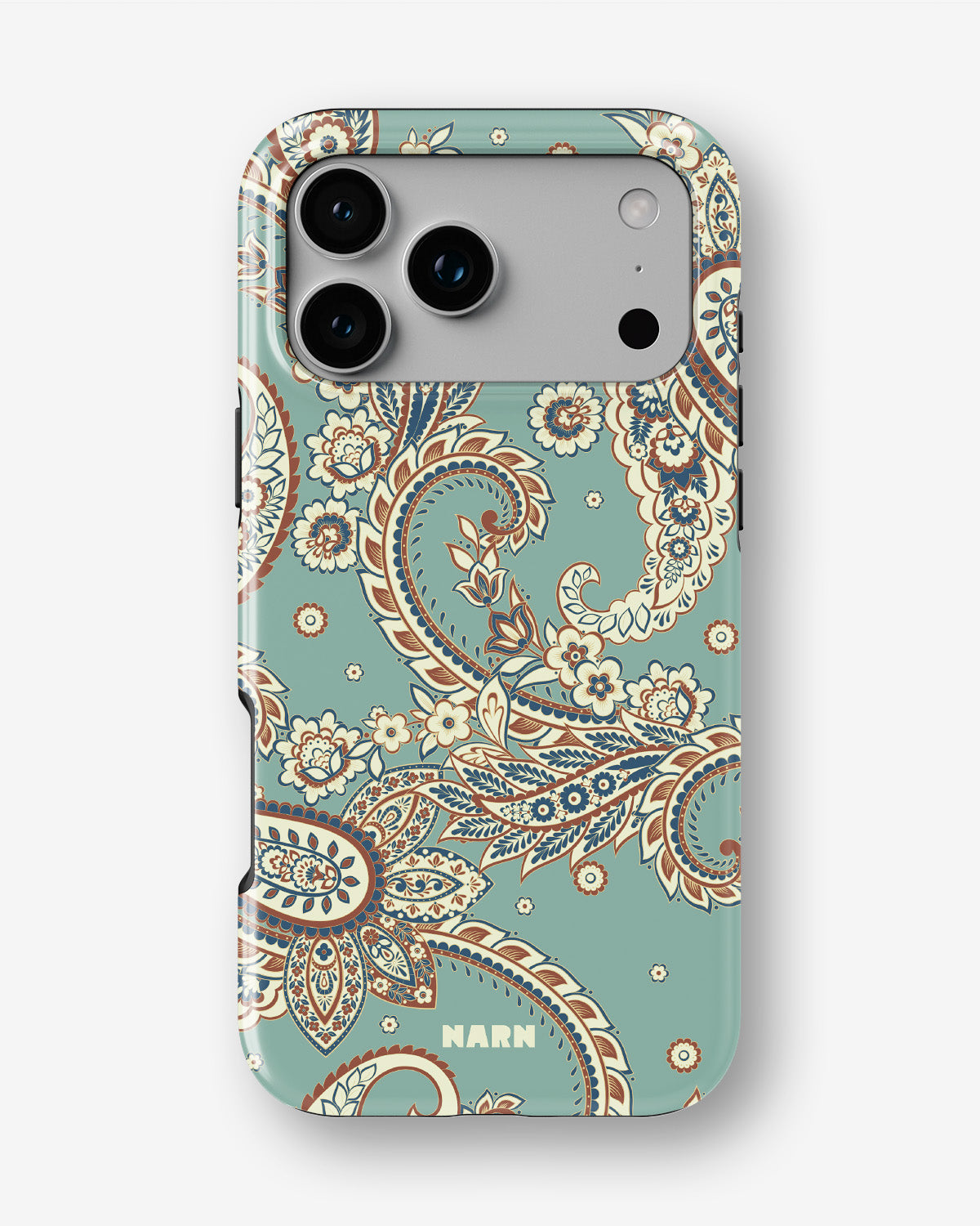 iPhone 18 Pro Max Tough Case – Paisley Green - View 1
