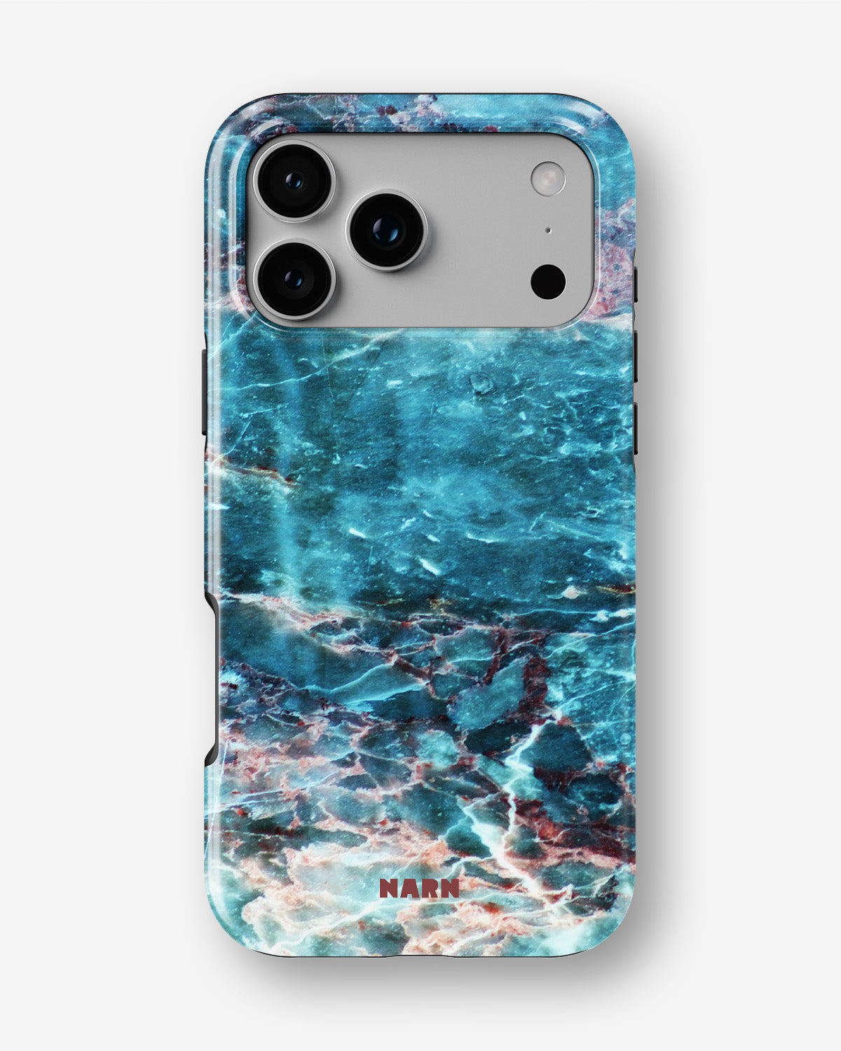 iPhone 18 Pro Max Tough Case – Icy Marble - View 1