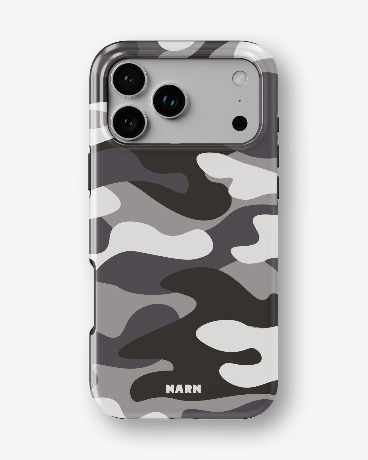 iPhone 18 Pro Max Tough Case – Grey Camo - View 1