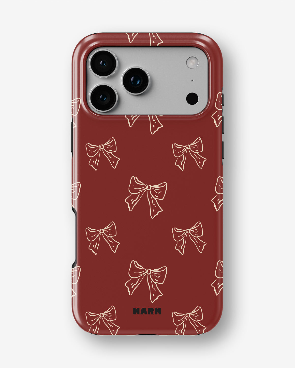 iPhone 18 Pro Max Tough Case – Cherry Bows - View 1