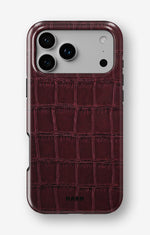 iPhone 18 Pro Max Tough Case – Rouge Croc - View 1
