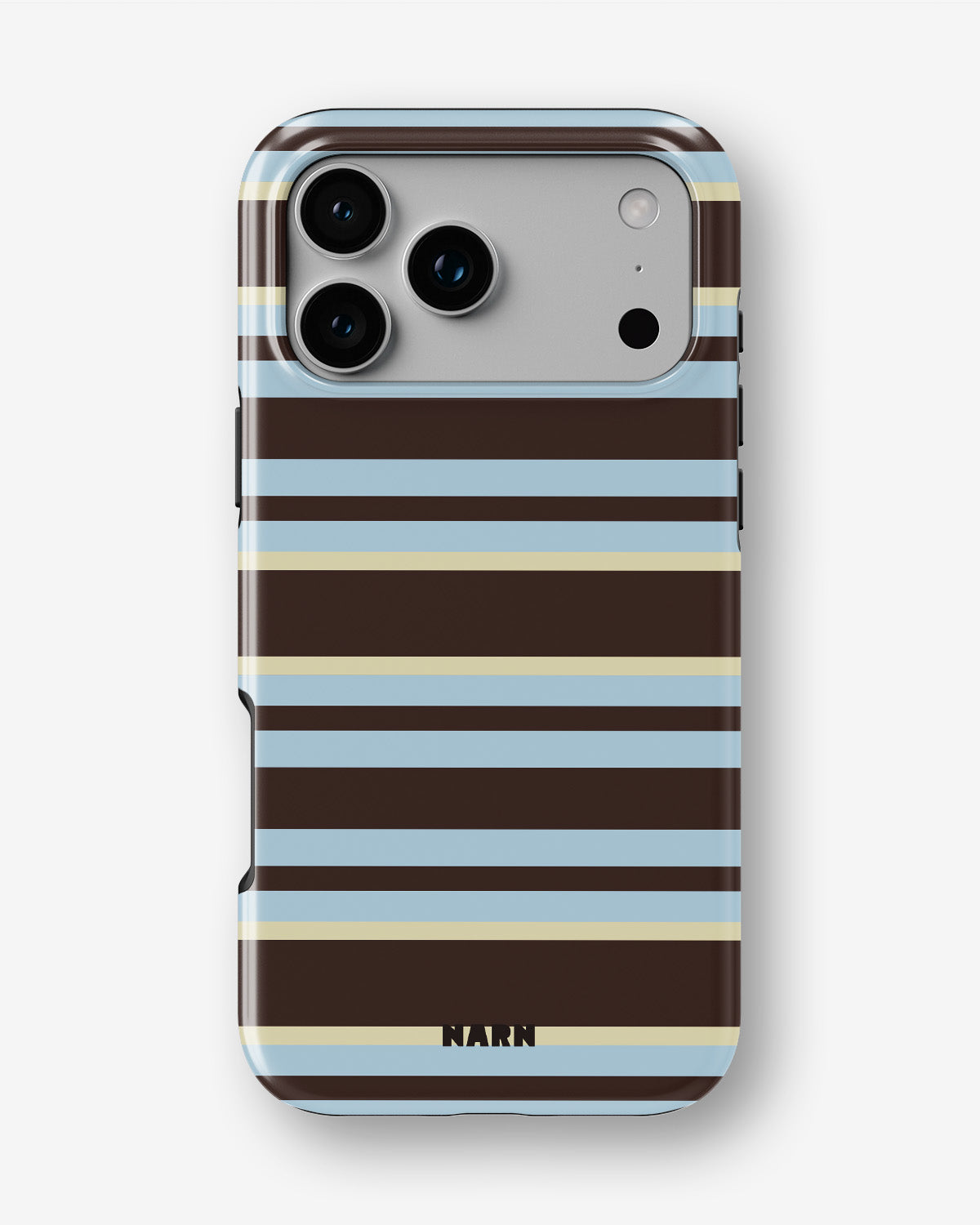 iPhone 18 Pro Max Tough Case – Latte Lines - View 1