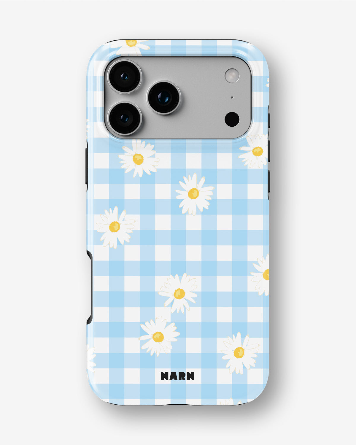 iPhone 18 Pro Max Tough Case – Blue Daisies - View 1