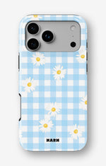 iPhone 18 Pro Max Tough Case – Blue Daisies - View 1
