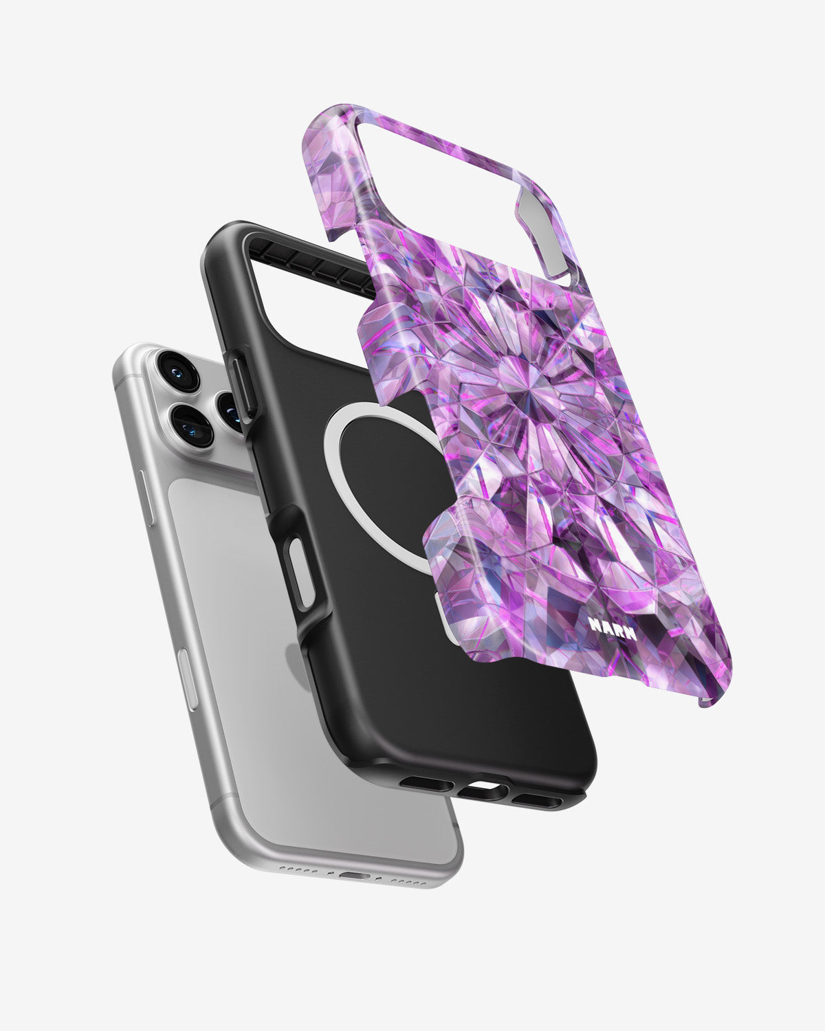 iPhone 18 Pro Max Tough Case – Lavender Crystals - View 2