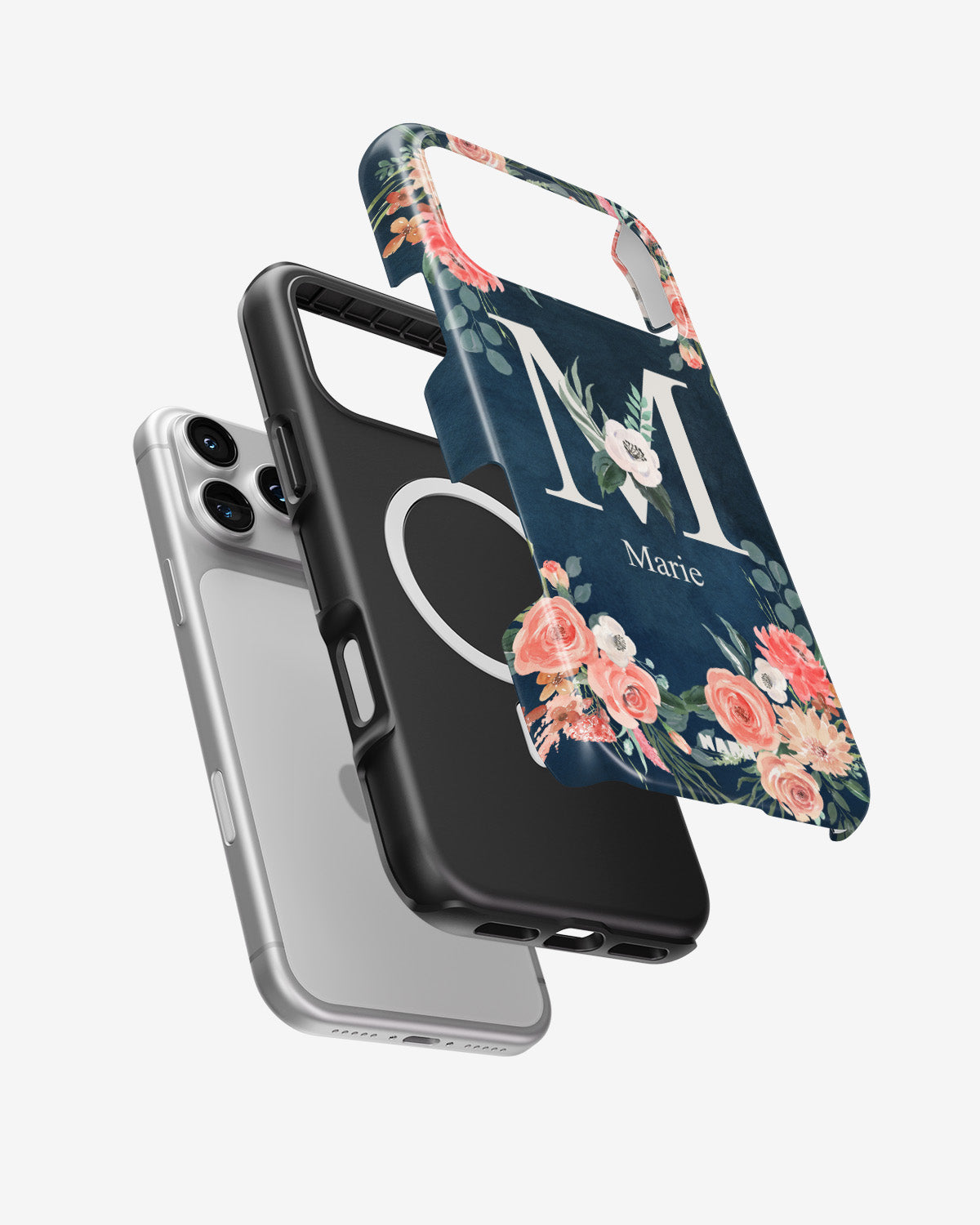 iPhone 18 Pro Max Tough Case – Custom - Floral - View 2