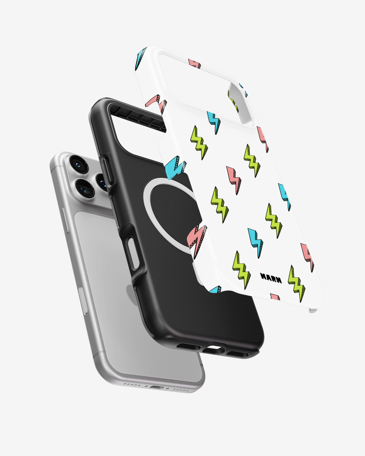 iPhone 18 Pro Max Tough Case – Lightning Bolts - View 2
