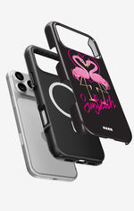 iPhone 18 Pro Max Tough Case – Beach Flamingo - View 2