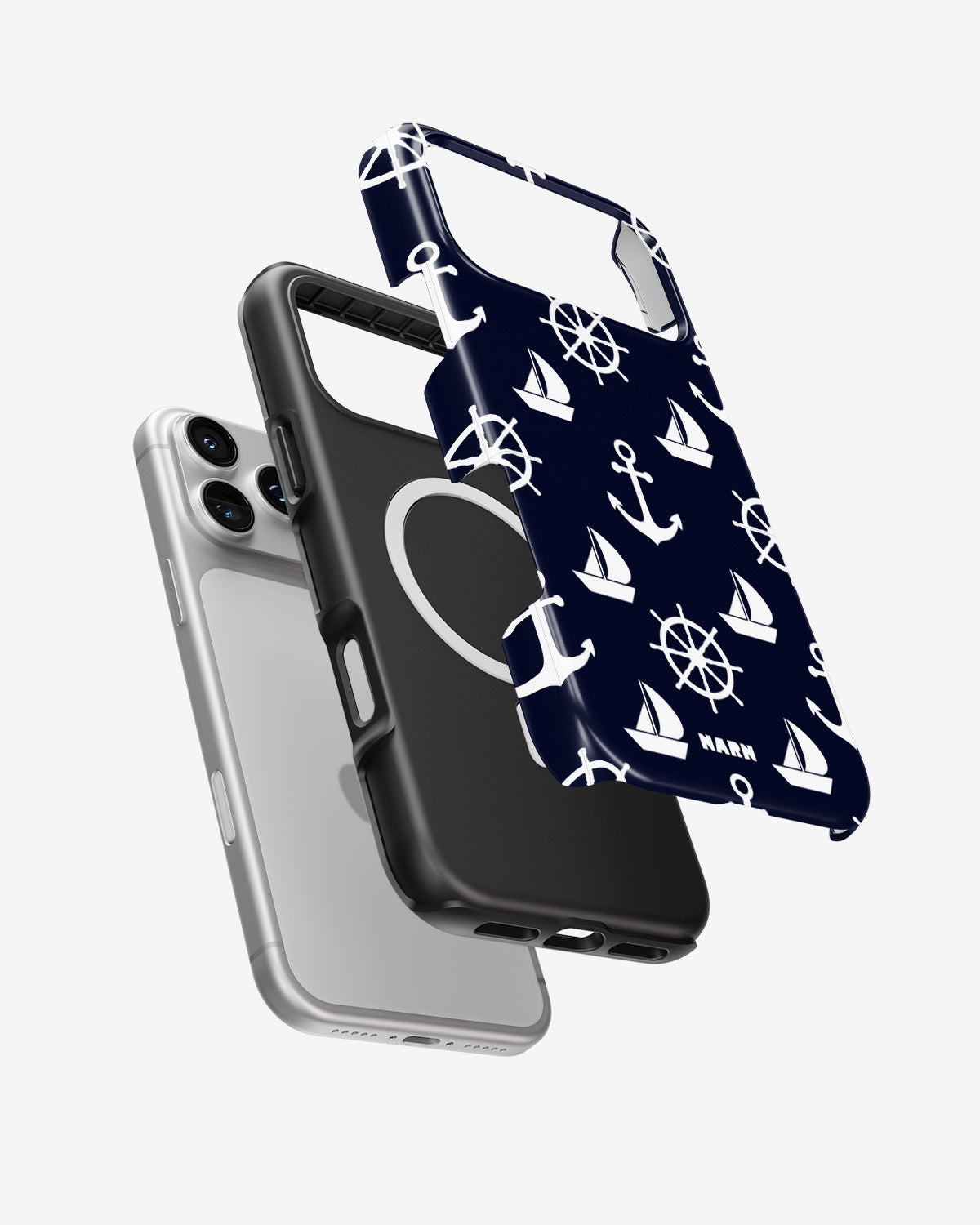 iPhone 18 Pro Max Tough Case – Deep Blue Voyage - View 2