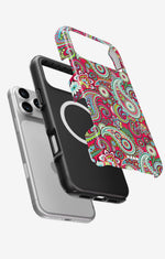 iPhone 18 Pro Max Tough Case – Paisley Paradise - View 2