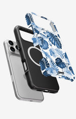 iPhone 18 Pro Max Tough Case – Blue Tropics - View 2