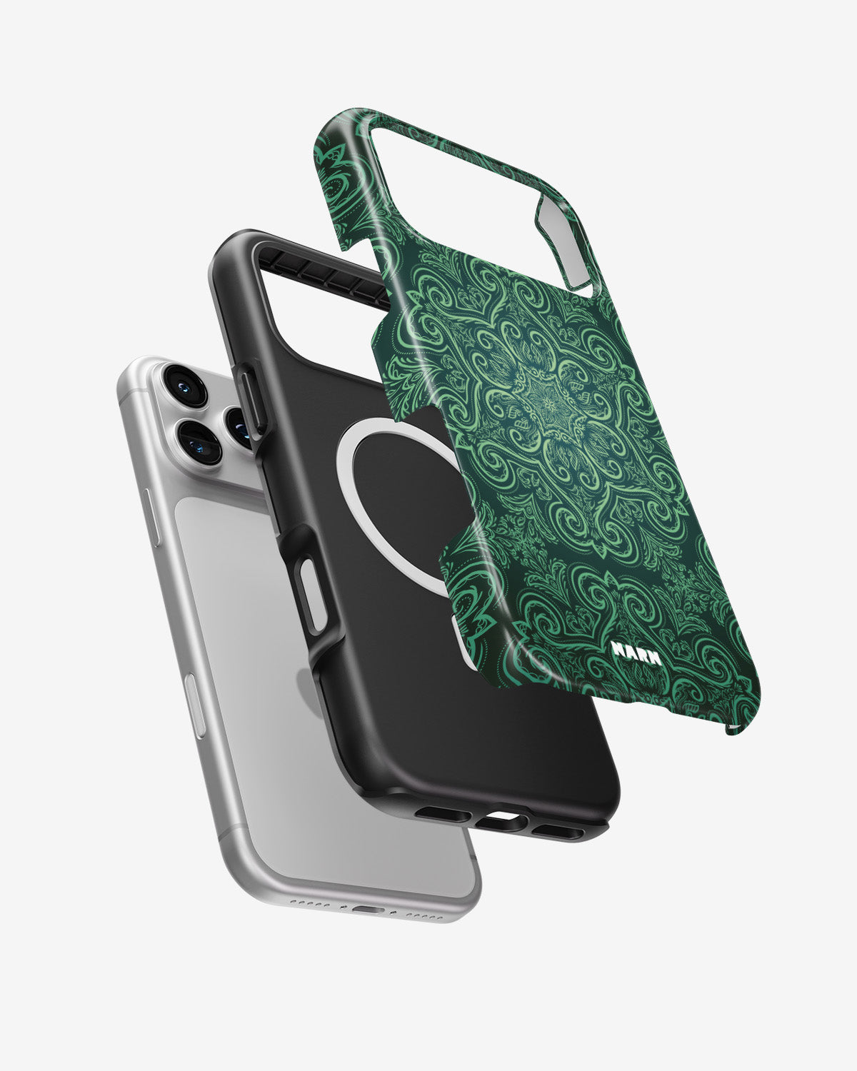 iPhone 18 Pro Max Tough Case – Retro Forest - View 2