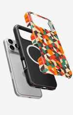 iPhone 18 Pro Max Tough Case – Retro Geometric - View 2