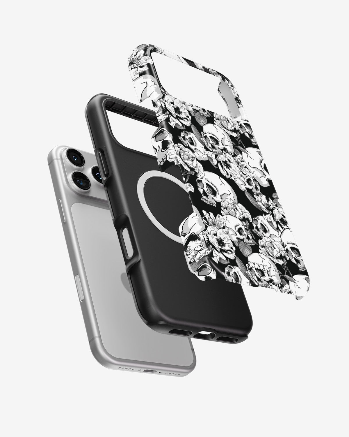 iPhone 18 Pro Max Tough Case – Skull Garden - View 2